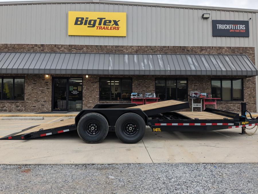 Big Tex 14TL 83″ x 20 (16 + 4) Heavy Duty Tilt Bed Trailer image 0