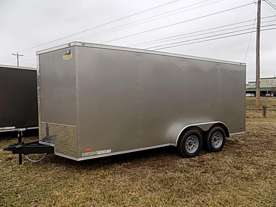 CWG7 COVERED WAGON 7X14 TA SILVER RD +12 COVERED WAGON image 1