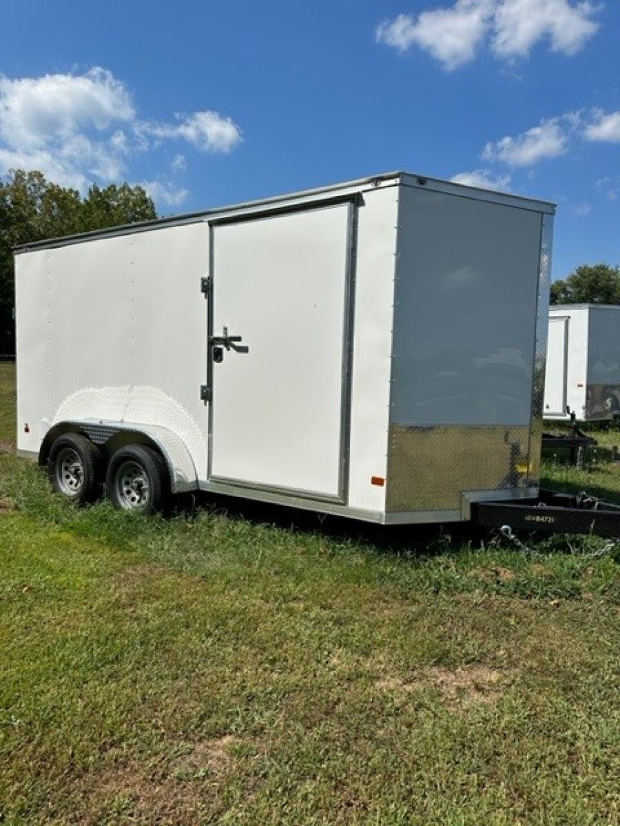 CWG7 COVERED WAGON GOLD – 7X14 WHIT E TA CARGO +12 HT image 0