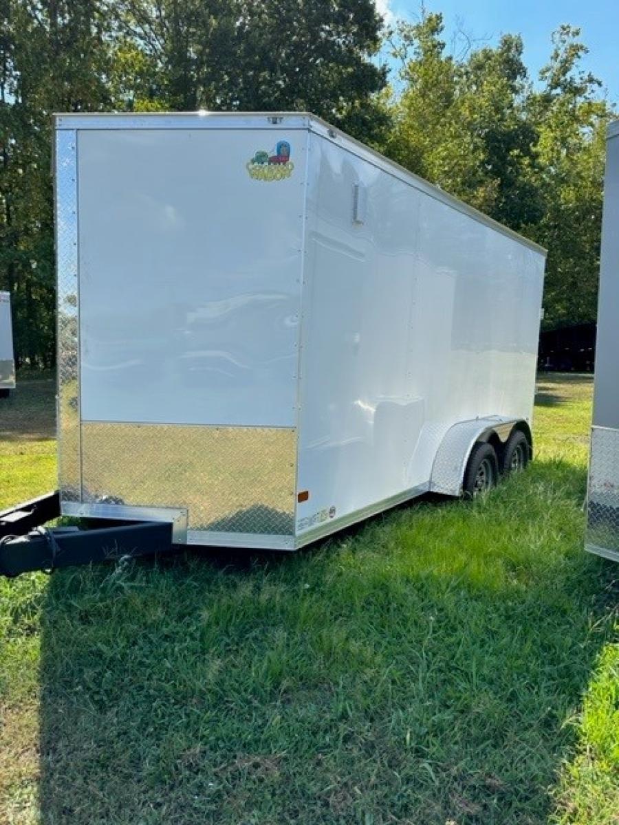 CWG7 COVERED WAGON GOLD – 7X14 WHIT E TA CARGO +12 HT image 1