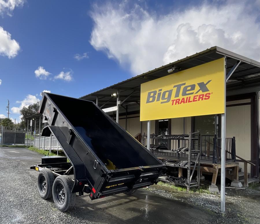 Big Tex 70SR 7K SINGLE RAM LP DUMP(5×10 TANDEM AXLE, DBL DOORS image 0