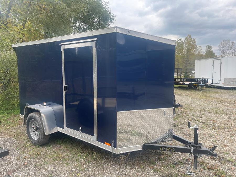 MDLX MDLX 5 x 10 TA FLAT TOP WEDG ENCLOSED TRAILER BY RC image 0