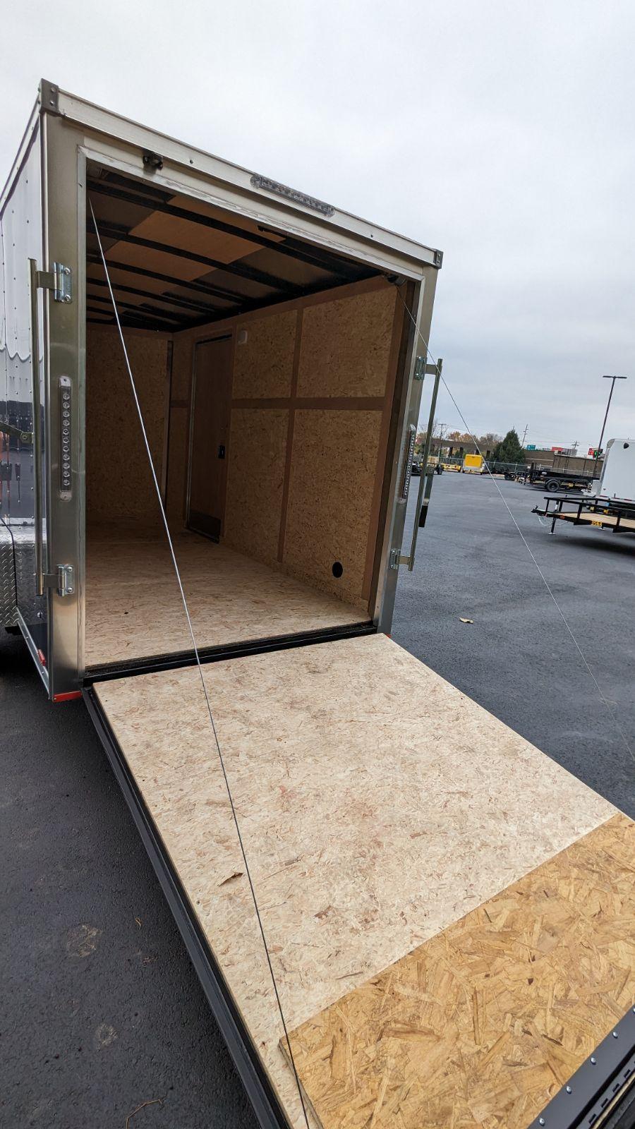 RDLX RDLX 6 x 12 SA FLAT TOP WEDG ENCLOSED TRAILER BY RC image 1