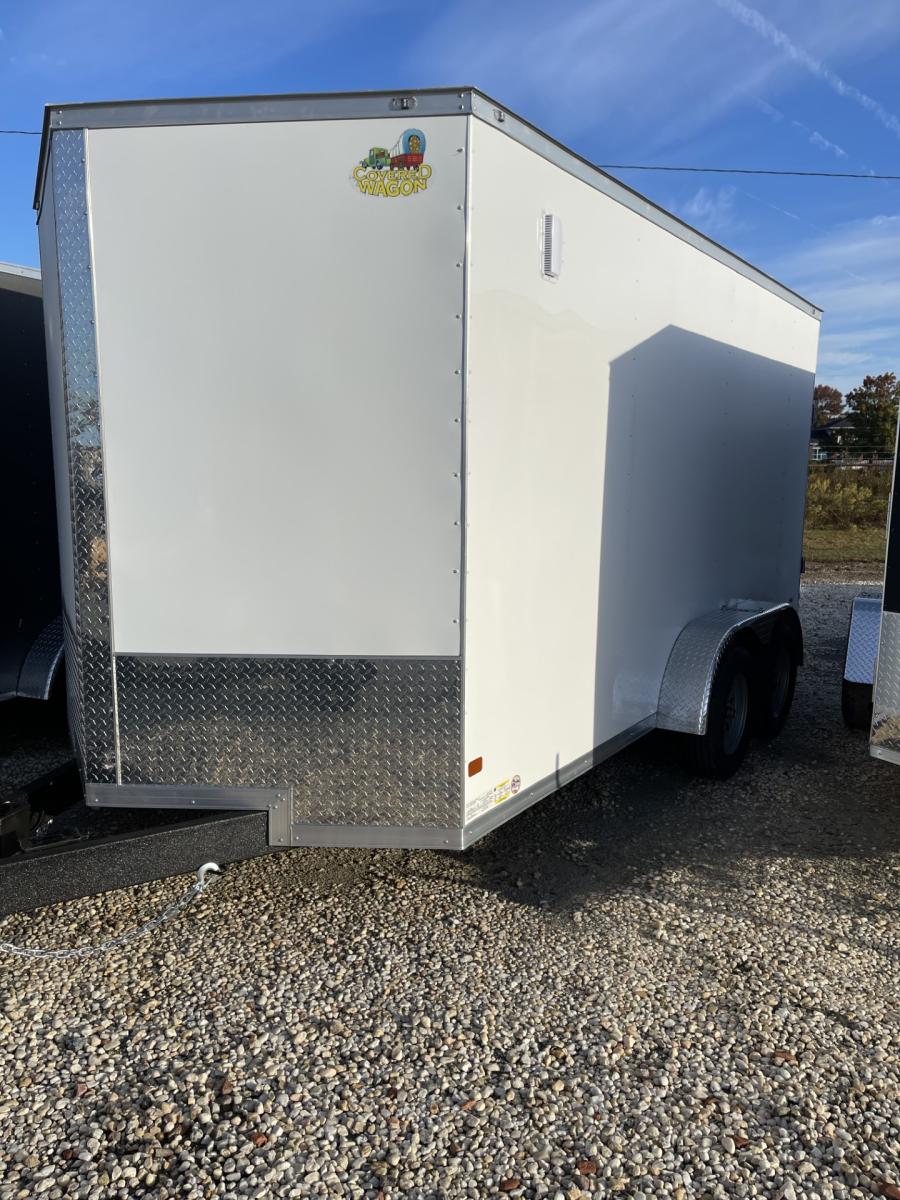 CWG7 COVERED WAGON GOLD – 7X14 WHIT E TA CARGO +12 HT image 0