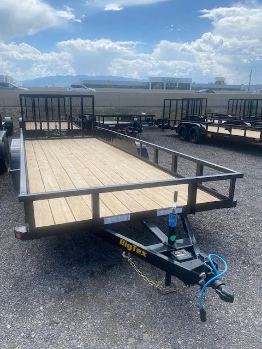 Big Tex 70PI 7K TAND UTILITY PI (7×20) 4RG, SPMT, BK image 0