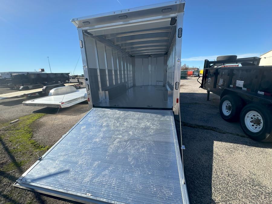 Aluminum 8’x 20′ Bumper Pull WORKHORSE Construction Man’s Enclosed Trailer w/ Reinforced Walls and 7ks image 3