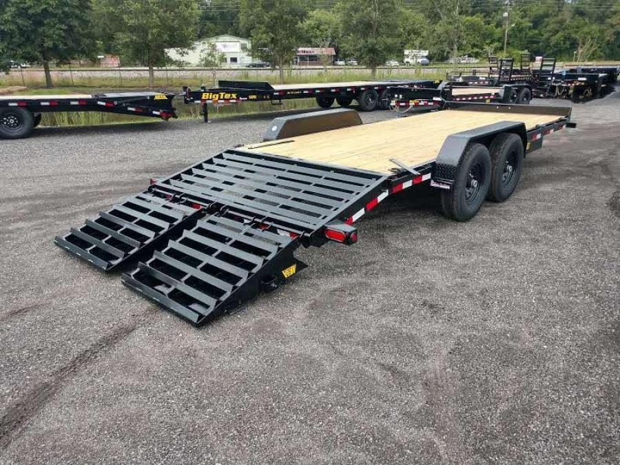 Big Tex 14ET-MR 14K TAND EQUIP W/DT 83×18 MR DVT Mega Ramps, Black image 0