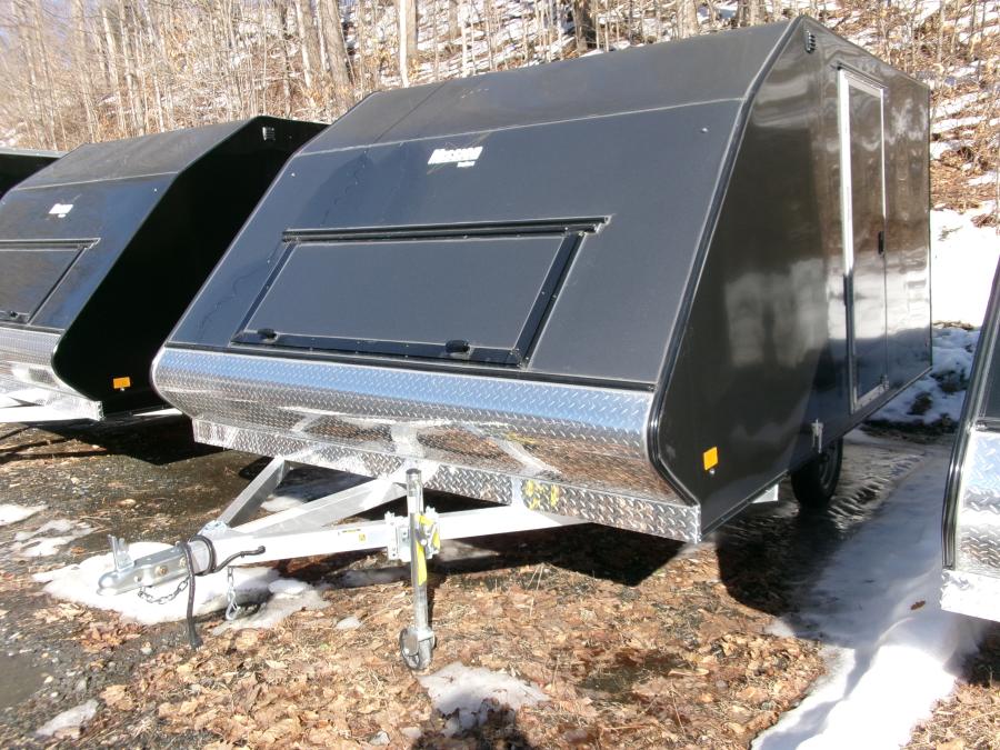 MFS1 101 X 12 FLAT SNOW SNOWMOBILE TRAILER BY MISSION image 1