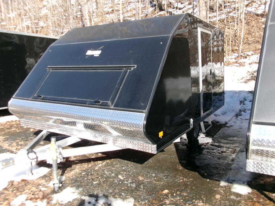 MFS1 101 X 12 FLAT SNOW SNOWMOBILE TRAILER BY MISSION image 1