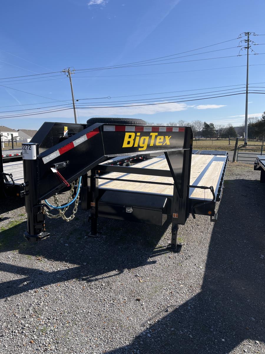 Big Tex 14GN 14,000#,TA,GN,(8 1/2 x 25+5 Black,DT with 2-Megaramps image 0