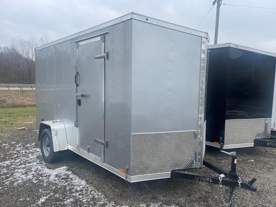 MDLX MDLX 6 x 12 TA FLAT TOP WEDG ENCLOSED TRAILER BY RC image 0