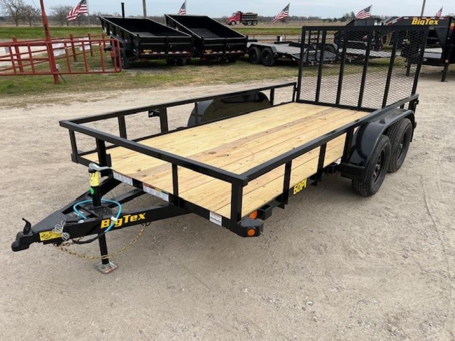 77” x 14′ Tandem Axle Tube Top Utility Trailer image 3