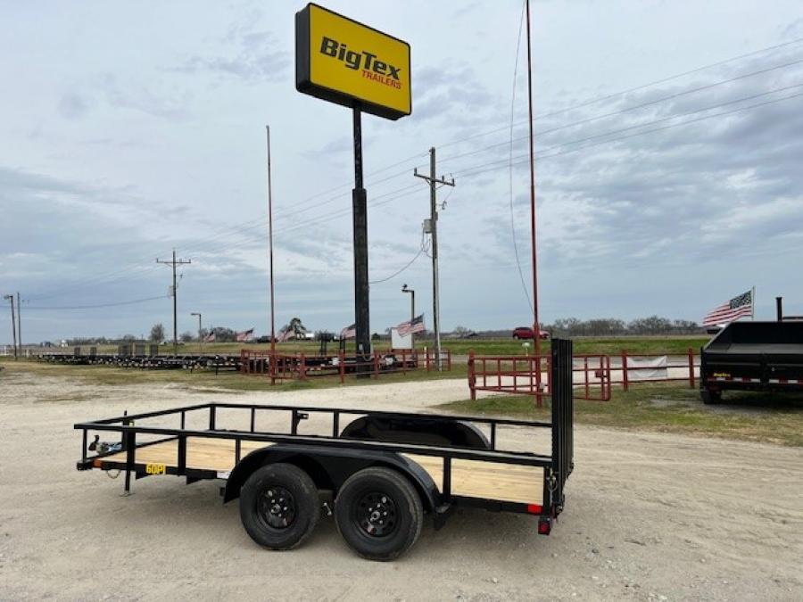 77” x 14′ Tandem Axle Tube Top Utility Trailer image 4