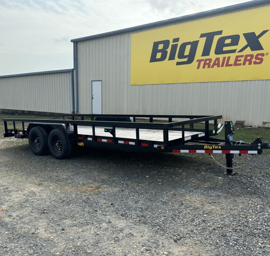 Big Tex 14PI 83″ x 20 HD Tandem Axle Pipe Top Utility Trailer image 2