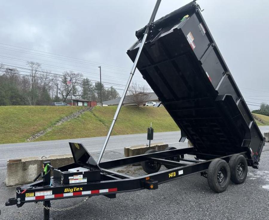 2024 Big Tex Heavy Duty Telescopic Dump Trailer 83”x 14’ w Combo Gate