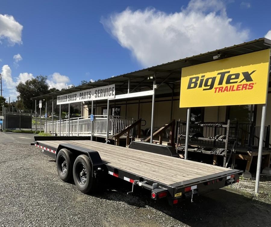 Big Tex 14EE 83″ x 18 Tandem Axle Equipment Trailer image 0