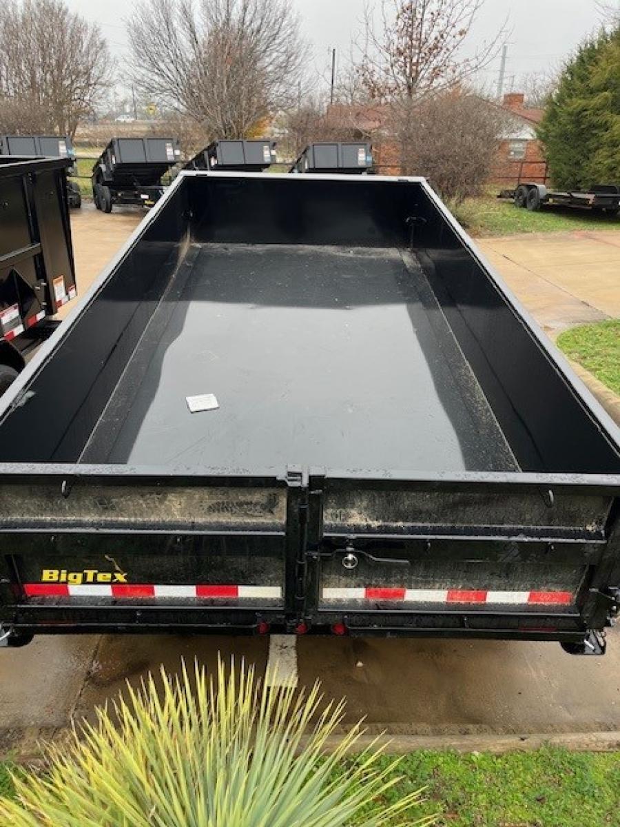 Big Tex 14LP-14BKSIRPD (83″W x 14’L, 2′ Side Walls, Heavy Duty Ultra Low-Profile Dump with Scissor Hoist, Power Up/Power Down, with Spare Tire Mount, 6′ Slide-in-ramps and Tarp Included) image 3