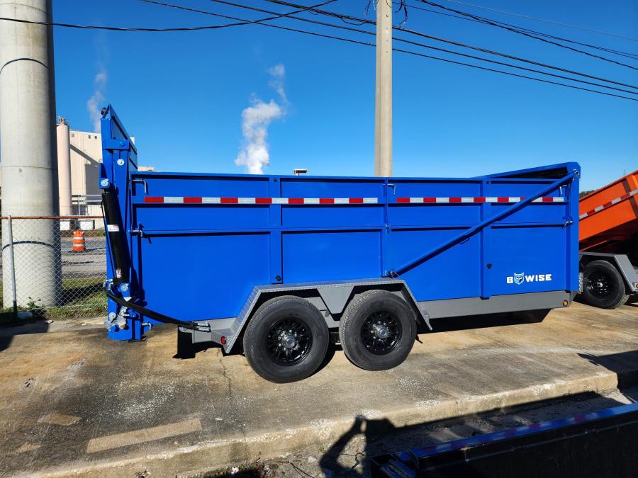 BWISE 15K, Ultimate Dump. 7x14, 2 Way Hydraulic Gate, Fold down sides