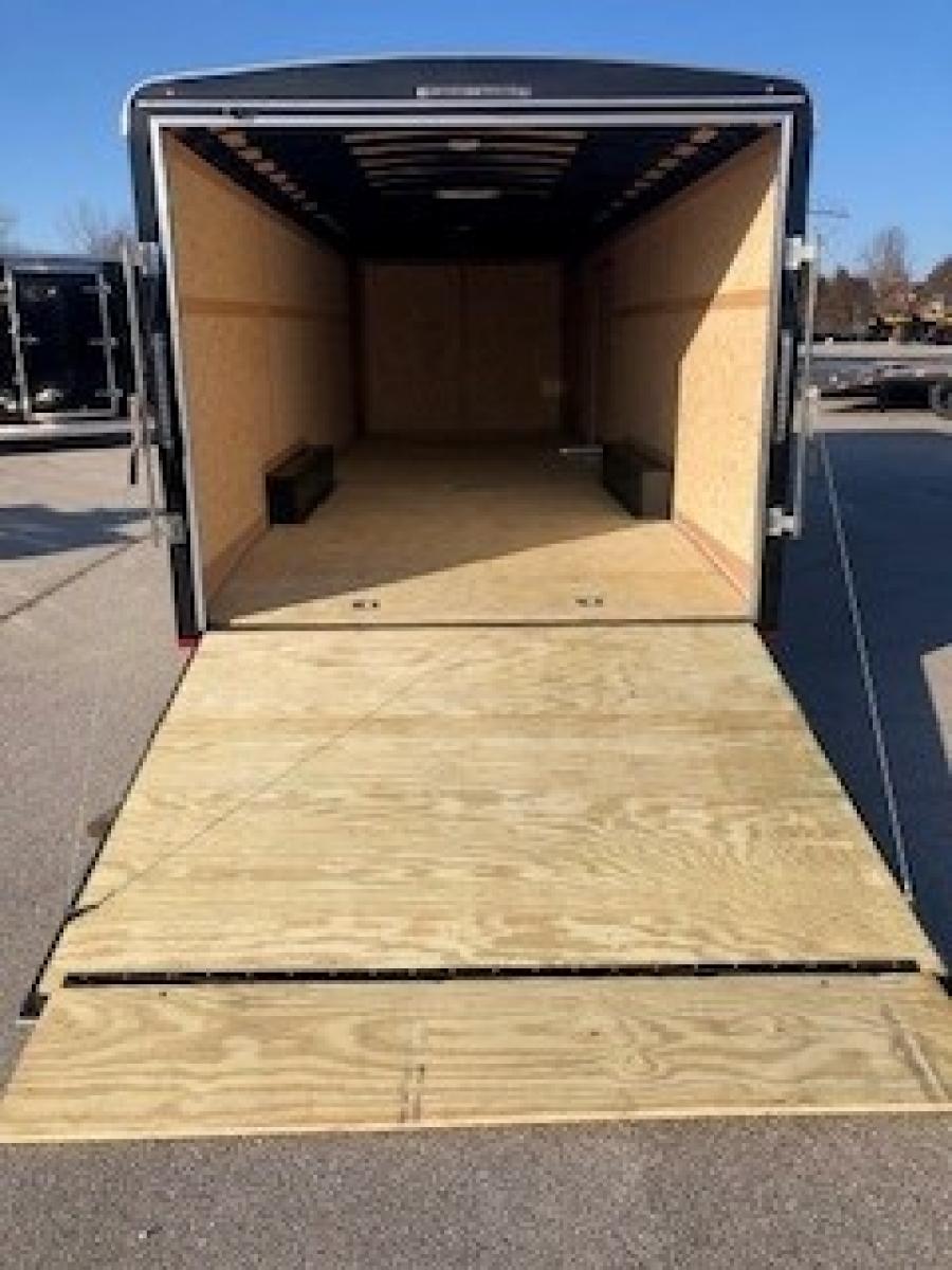 **** CLEARANCE ****     RC Trailers RSTCH 8.5×24 tandem-axle enclosed trailer, 6.5′ interior height, upgraded floor, ramp door image 2