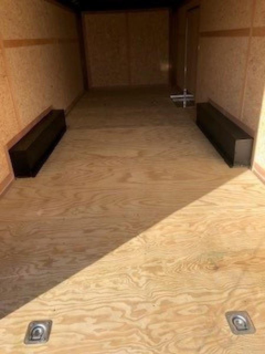**** CLEARANCE ****     RC Trailers RSTCH 8.5×24 tandem-axle enclosed trailer, 6.5′ interior height, upgraded floor, ramp door image 3