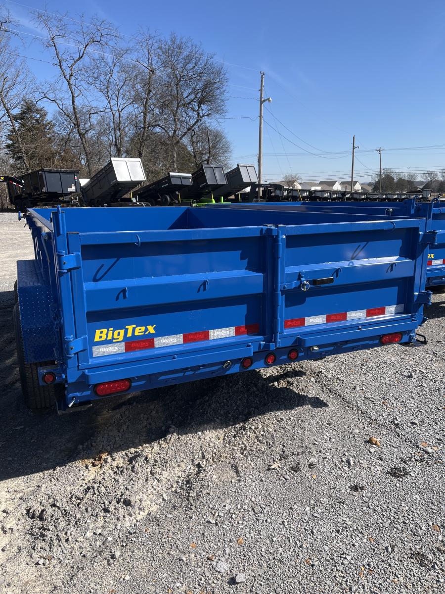 Big Tex 14LP 14K TAND LP DUMP 83"x14 6SIR JET BLUE Big Tex Trailer World