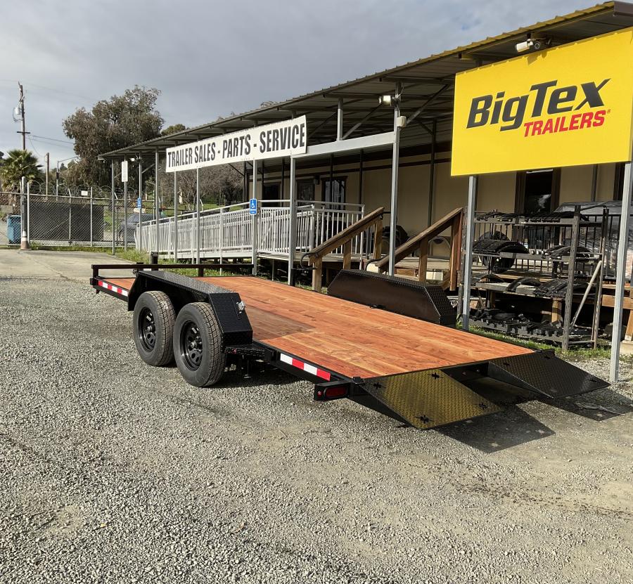 ET47 EQIP TRAILER 7×18 7K TILT BY IRON PANTHER image 1