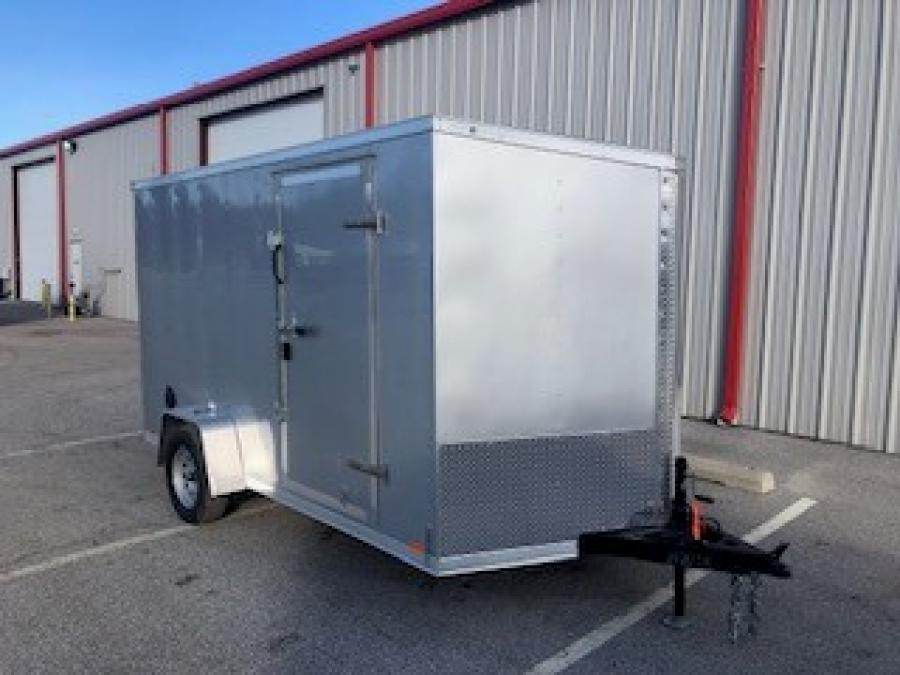 RDLX 7 x 12 SAE FLAT TOP WEDGE ENCLOSED TRAILER BY RC image 0