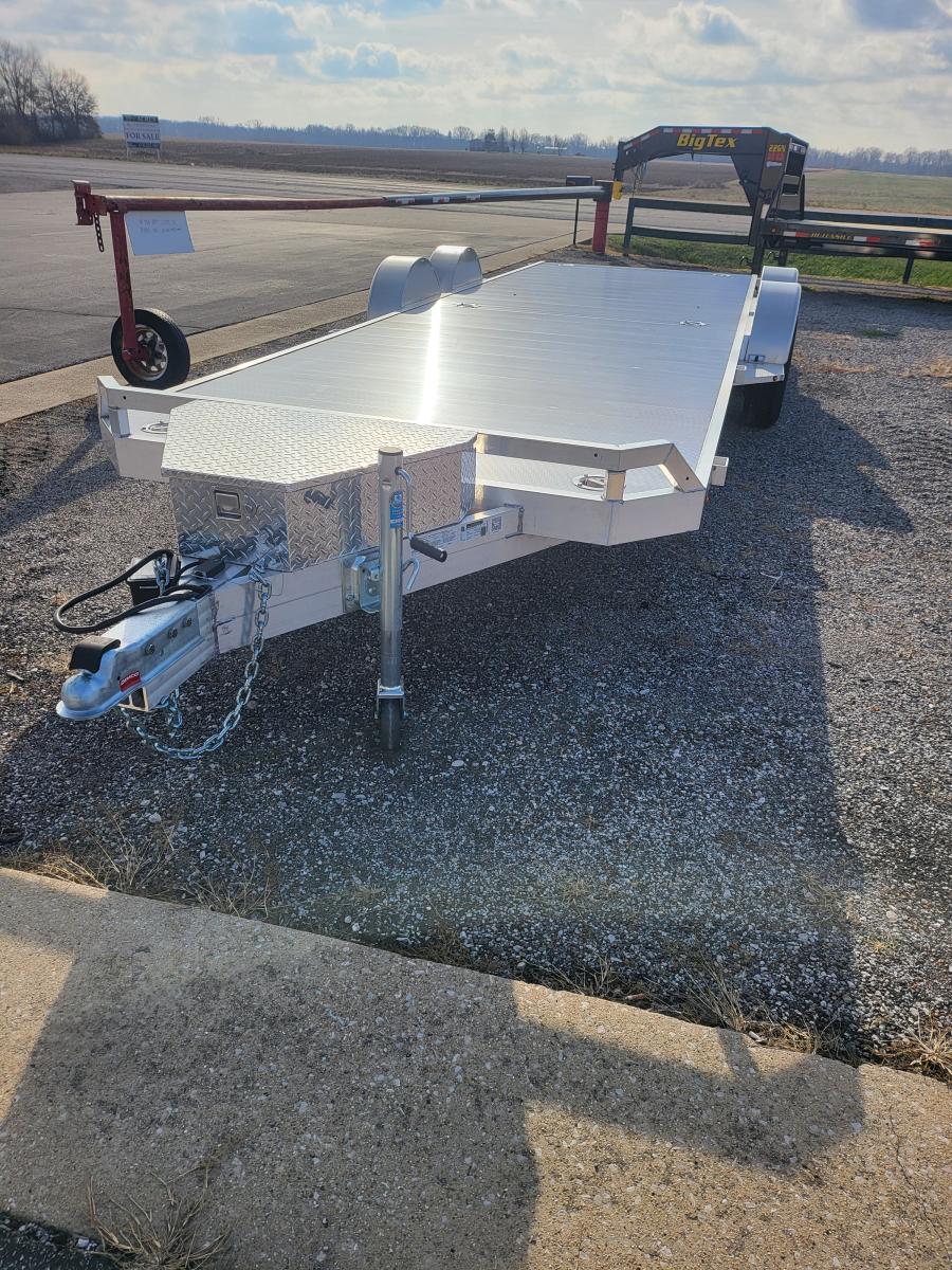 Aluma 8222H 82" x 22 TA Utility Trailer, 4800# spread Axles Image 0