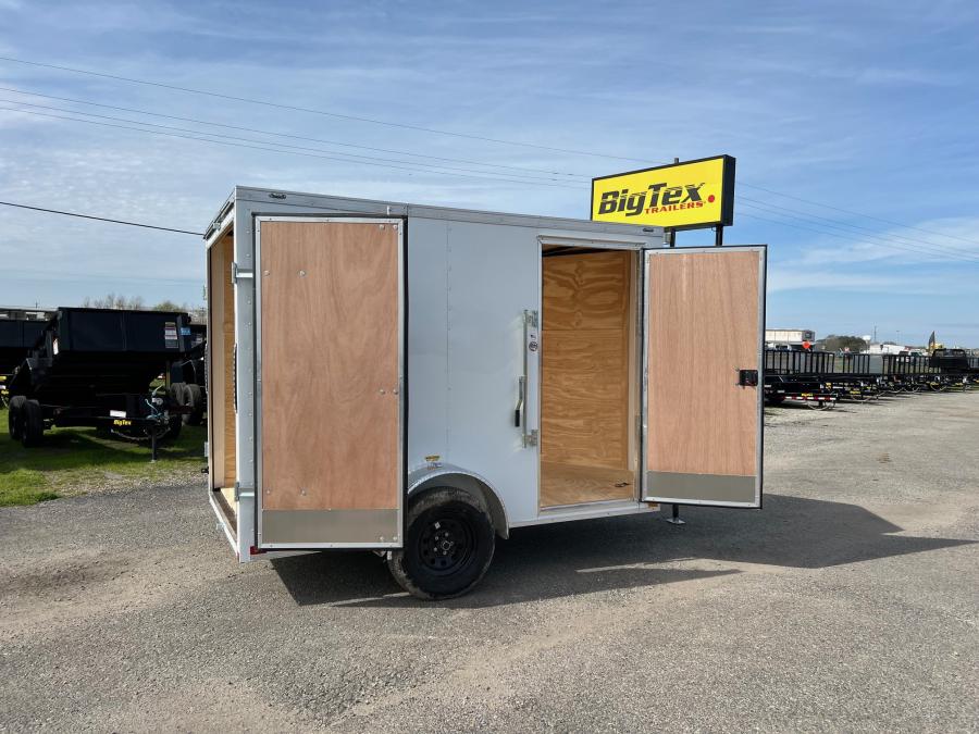 STAS STALL 6X10 SA WHITE DBL REAR 66H image 0