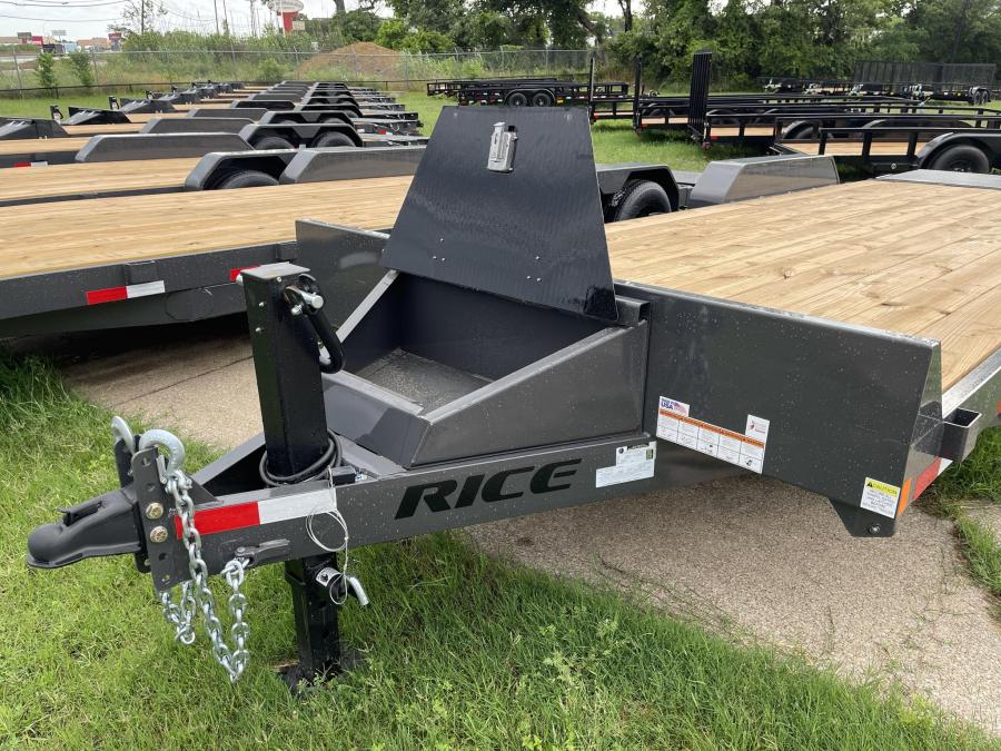 *PRICE DROP*2024 Rice Trailers- FMEH8223MR-MAGNUM 14K Tandem Axle(83”x20’+3’) Heavy Duty Equipment Trailer 36”Cleated Dovetail W/3’ Double Hinged, Spring Assisted Flip-Over MINI MEGA RAMPS #051264 image 3