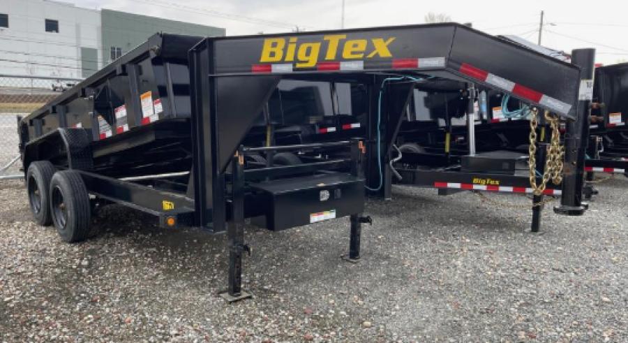 Big Tex 16GX 17.5K TAND GN DUMP 83″x14 6SIR, BLACK image 0