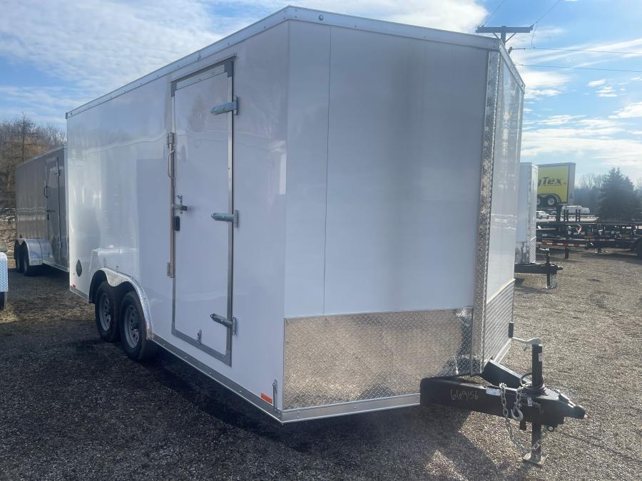 RDLX RDLX 85 x 16 TA FLAT TOP WED ENCLOSED TRAILER BY RC image 0