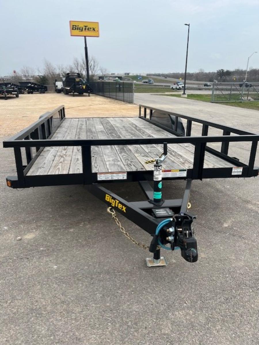 Big Tex 70PIX 83" x 16 Tandem Axle Pipe Top Utility Trailer Big Tex