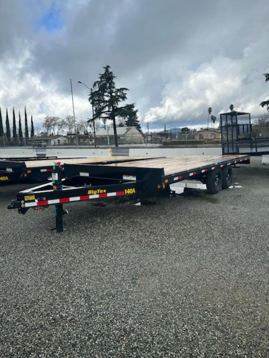 14OA – 20′ 14,000# GVWR DECKOVER TRAILER WITH 8′ SLIDE IN RAMPS image 0
