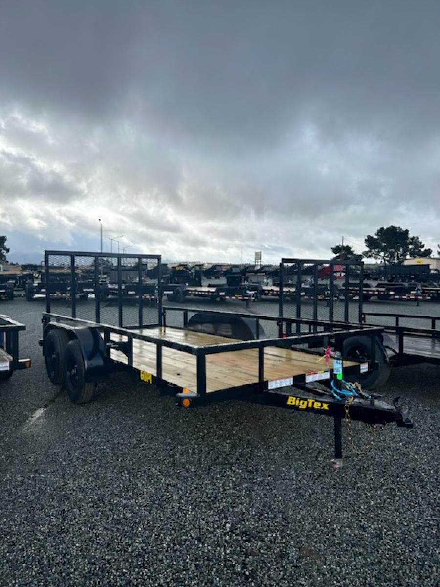 60PI UTV/ATV Trailer 6000 GVWR utility trailer 12' with pipe railing