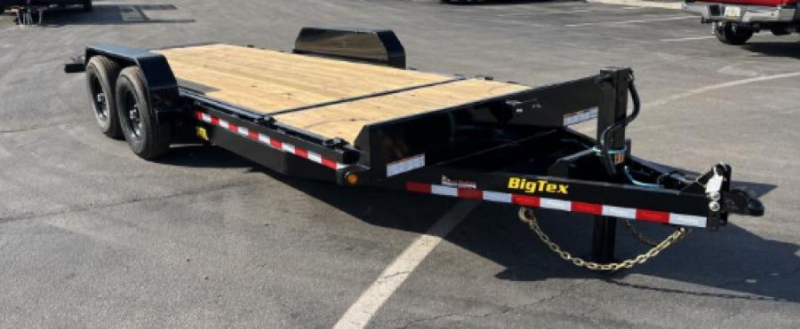 Big Tex 14TL 83″ x 20 (16 + 4) Heavy Duty Tilt Bed Trailer image 0