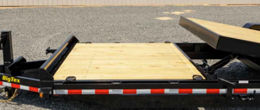 Big Tex 14TL 83″ x 20 (16 + 4) Heavy Duty Tilt Bed Trailer image 1