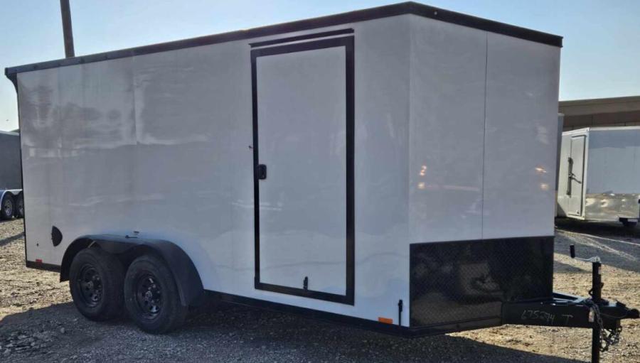 RDLX RDLX 7 x 16 TA FLAT TOP WEDG ENCLOSED TRAILER BY RC image 2