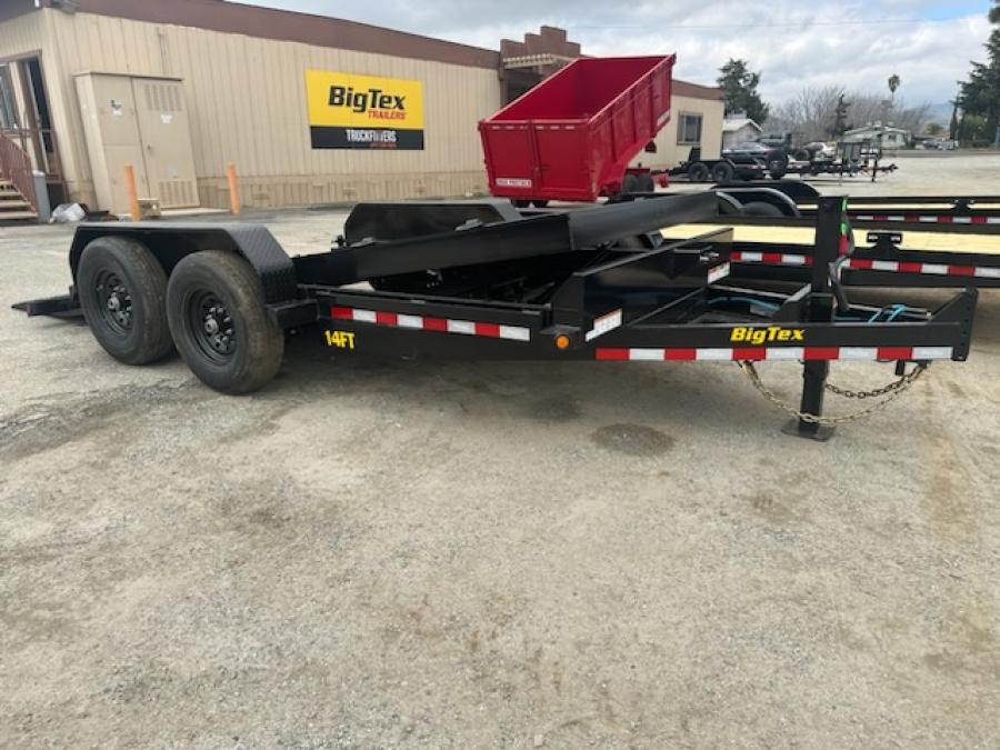 14FT – Big Tex Heavy duty FULL TILT trailer 14,000# Total Weight for your heavy equipment needs!! image 2