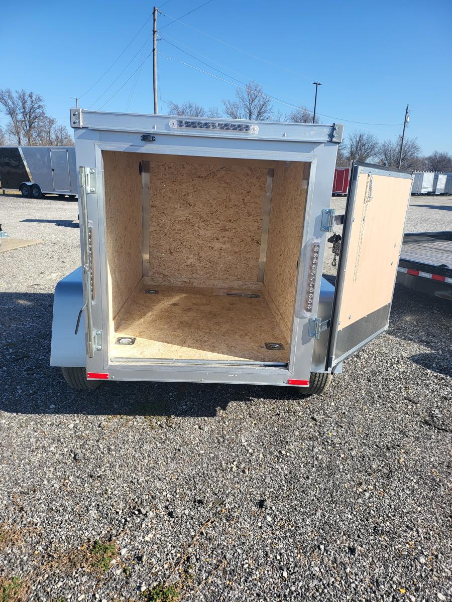4 x 6 SA FLAT TOP WEDG ENCLOSED TRAILER BY RC image 1