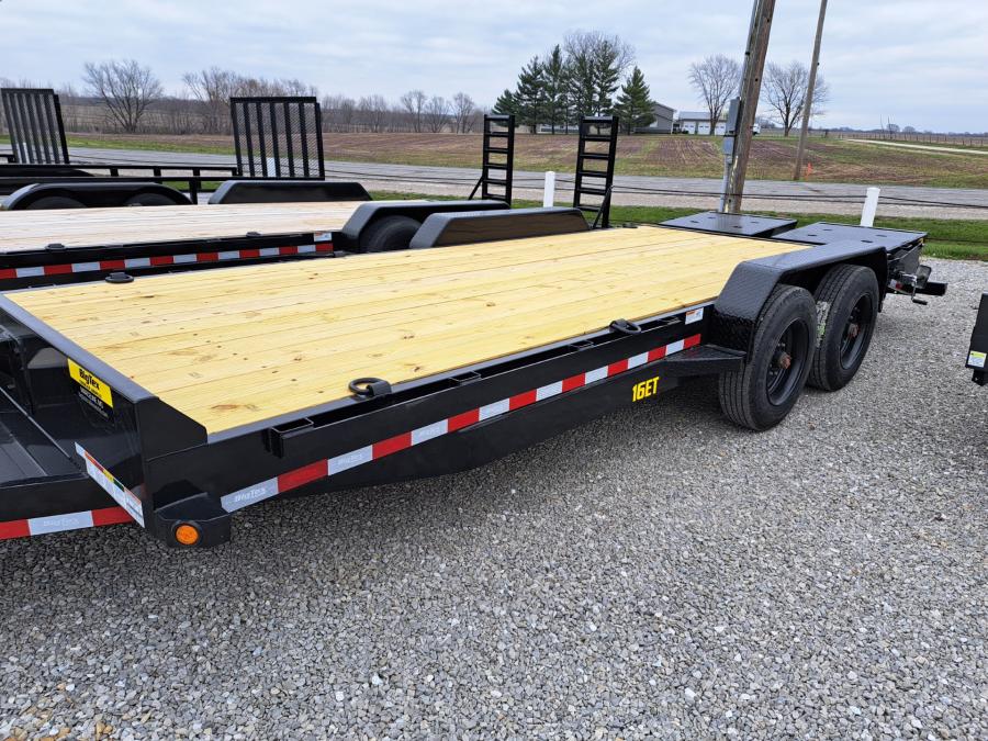 Big Tex 16ET 83″ x 17 + 3 (17ft Deck w/ 3ft Cleated Dovetail) Equipment Trailer w/ 17,500# GVWR, 17.5″ 16 Ply Tires image 1