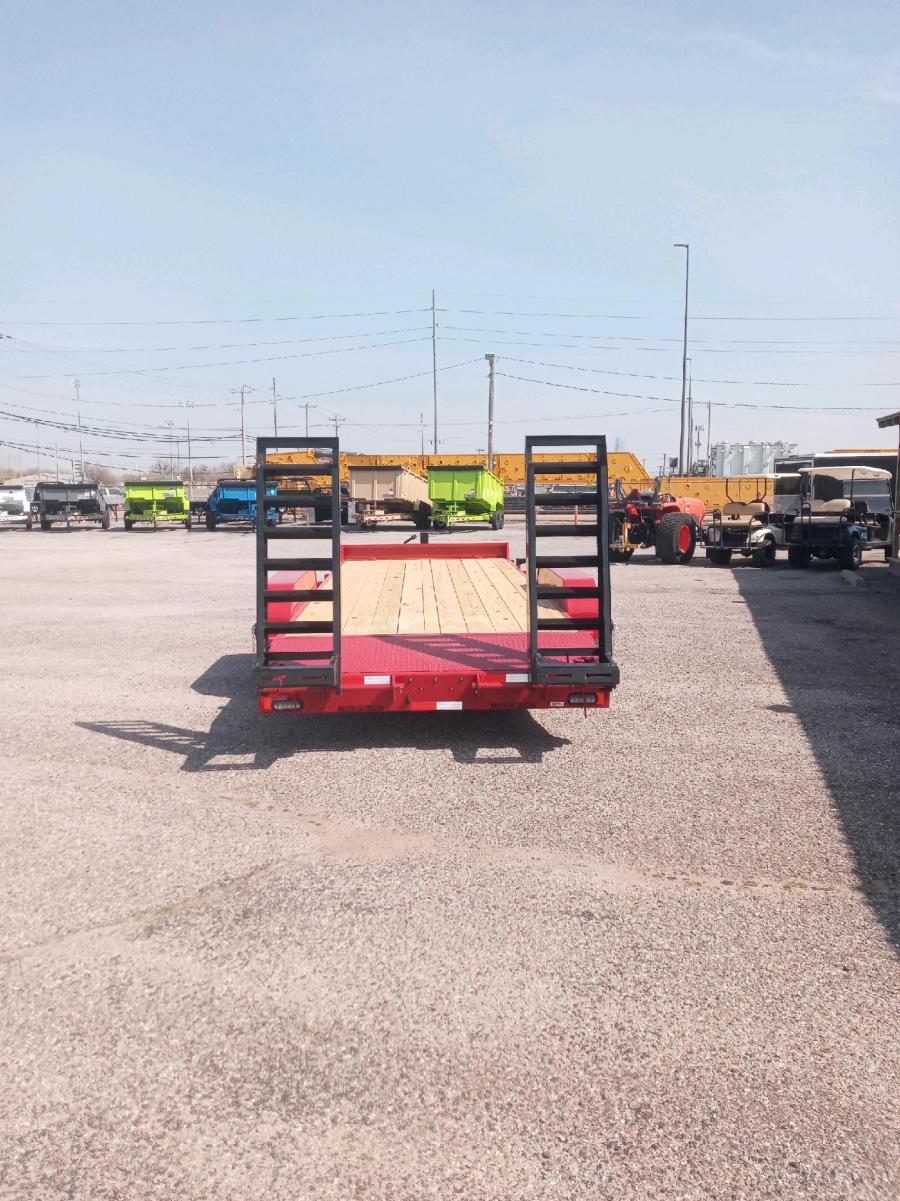 2024 Rice Trailers FME RICE R SERIES MAGNUM 14K EQ 18+2 RED W/TOOLBOX