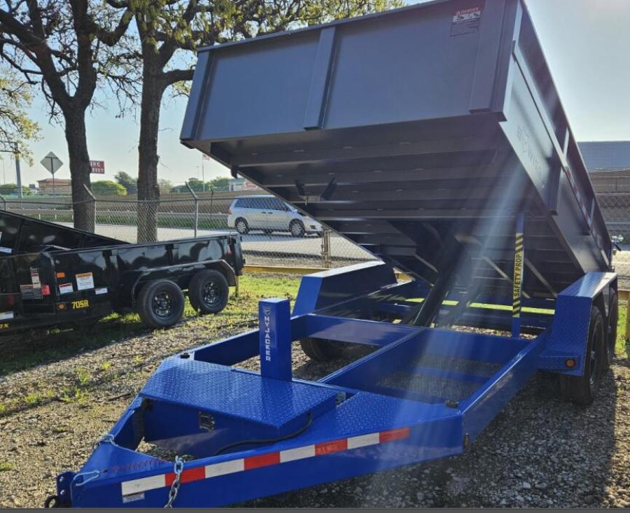 DLP1 BWISE 15K HVY COMM. DUMP 7X14 BLUE/HT GRY 2 SIDES – STND image 0
