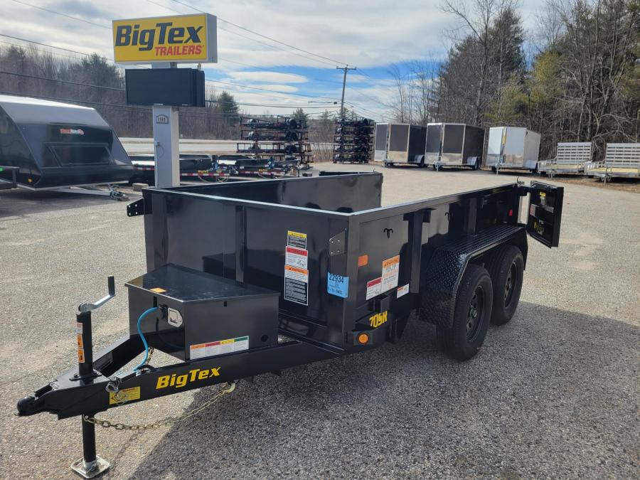 Big Tex 70SR 60″x10′ 7K GVWR Tandem Axle Dump Trailer image 5