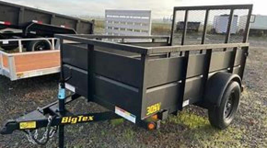 Big Tex 35SV 77″ x 12 Single Axle Vanguard Trailer image 1