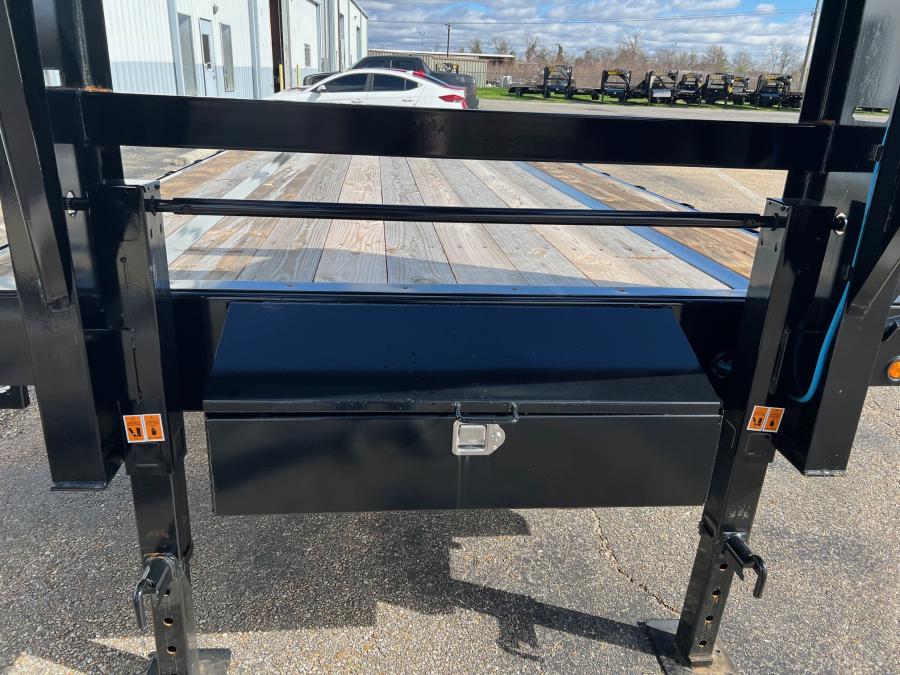 Big Tex 14GN, Gooseneck, 102″ x 30′, 15.9K, Dovetail, Mega Ramps image 3
