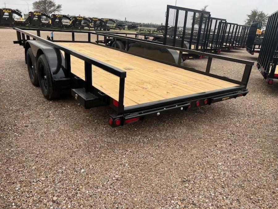 Big Tex 70PIX 83" x 16 Tandem Axle Pipe Top Utility Trailer Big Tex