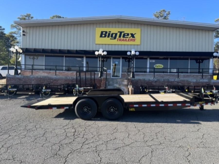 Big Tex 14TL 83″ x 22 (16 + 6) Heavy Duty Tilt Bed Trailer image 0