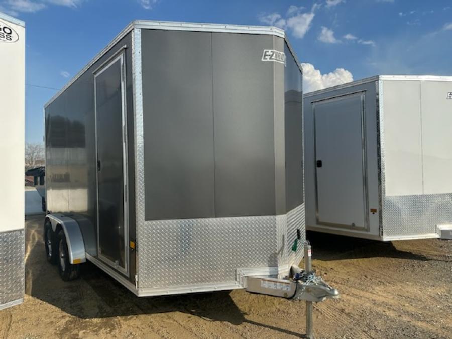 EZEC 7.4×14 E-Z HAULER ALUMINUM CARGO TRAILER BY MISSION image 1