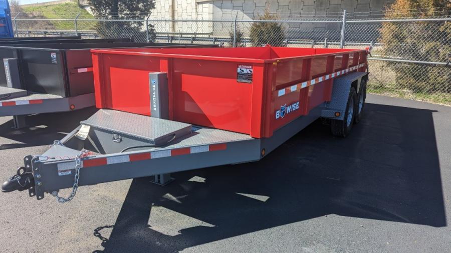 DLP1 BWISE 15K HVY COMM. DUMP 7X16 RED/HT GREY FENDERS/TNGE - STND Image 0
